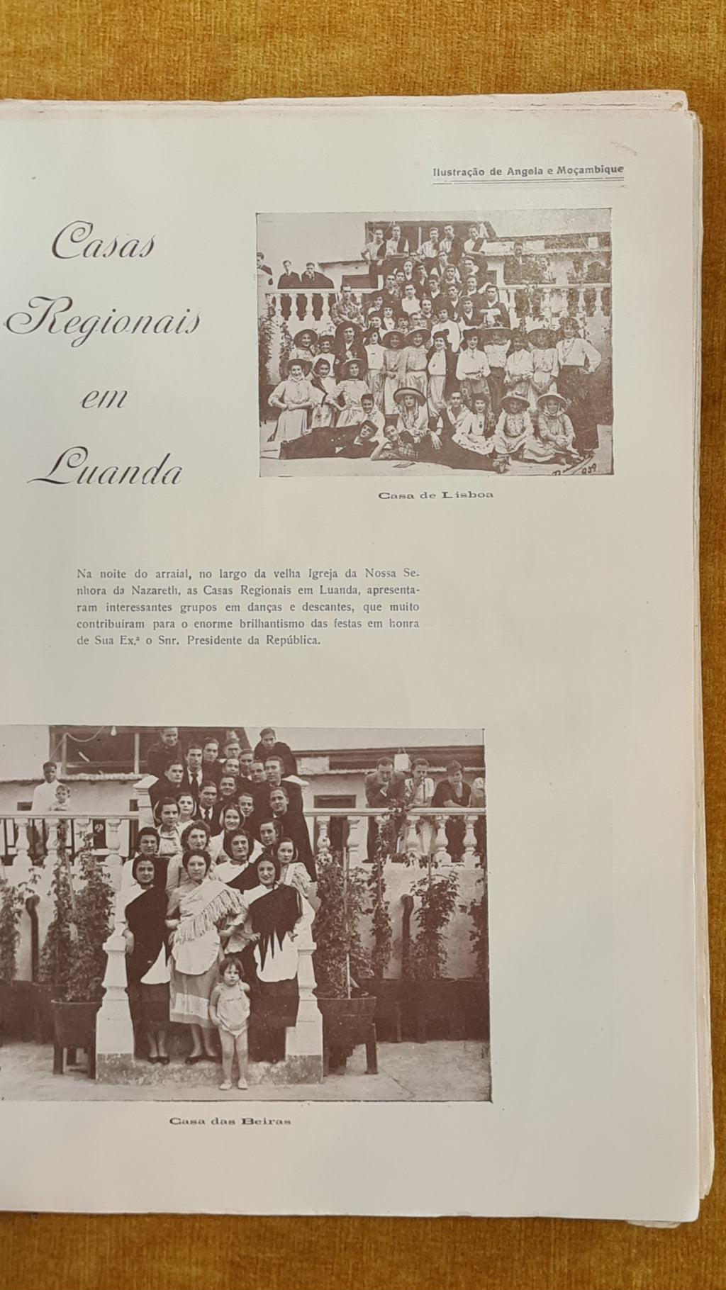 Ilustração de Angola e Moçambique: Visita Presidencial de 1939 - 2ª série nº42/48