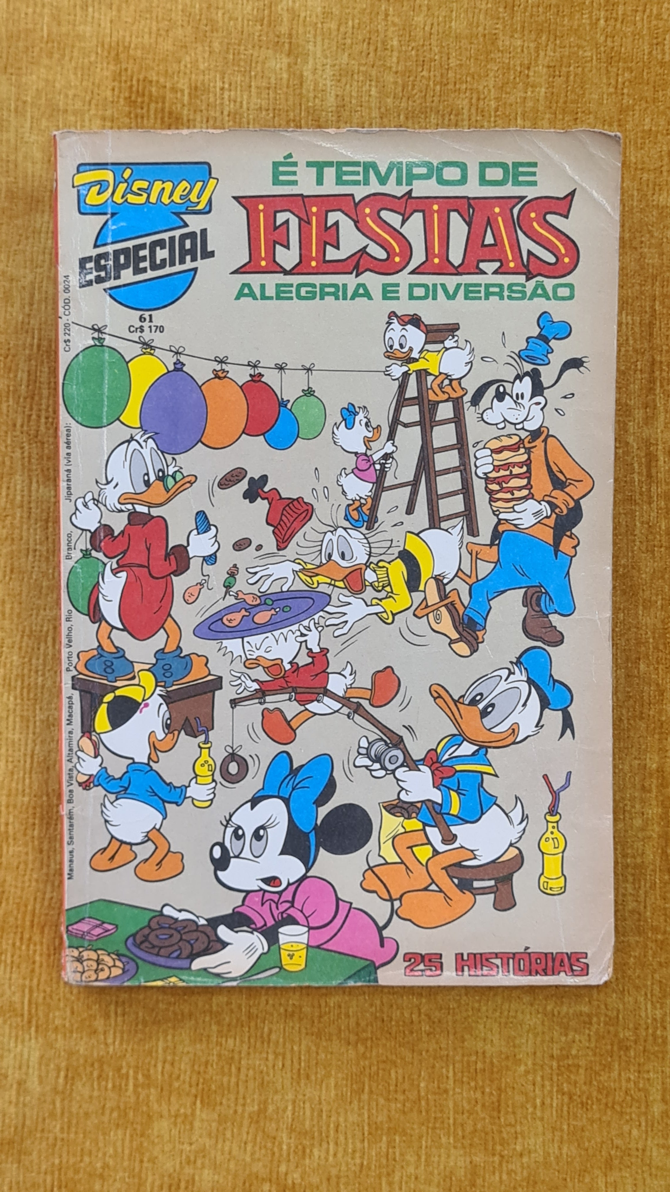 Disney especial 61 - É tempo de festas alegria e diversão