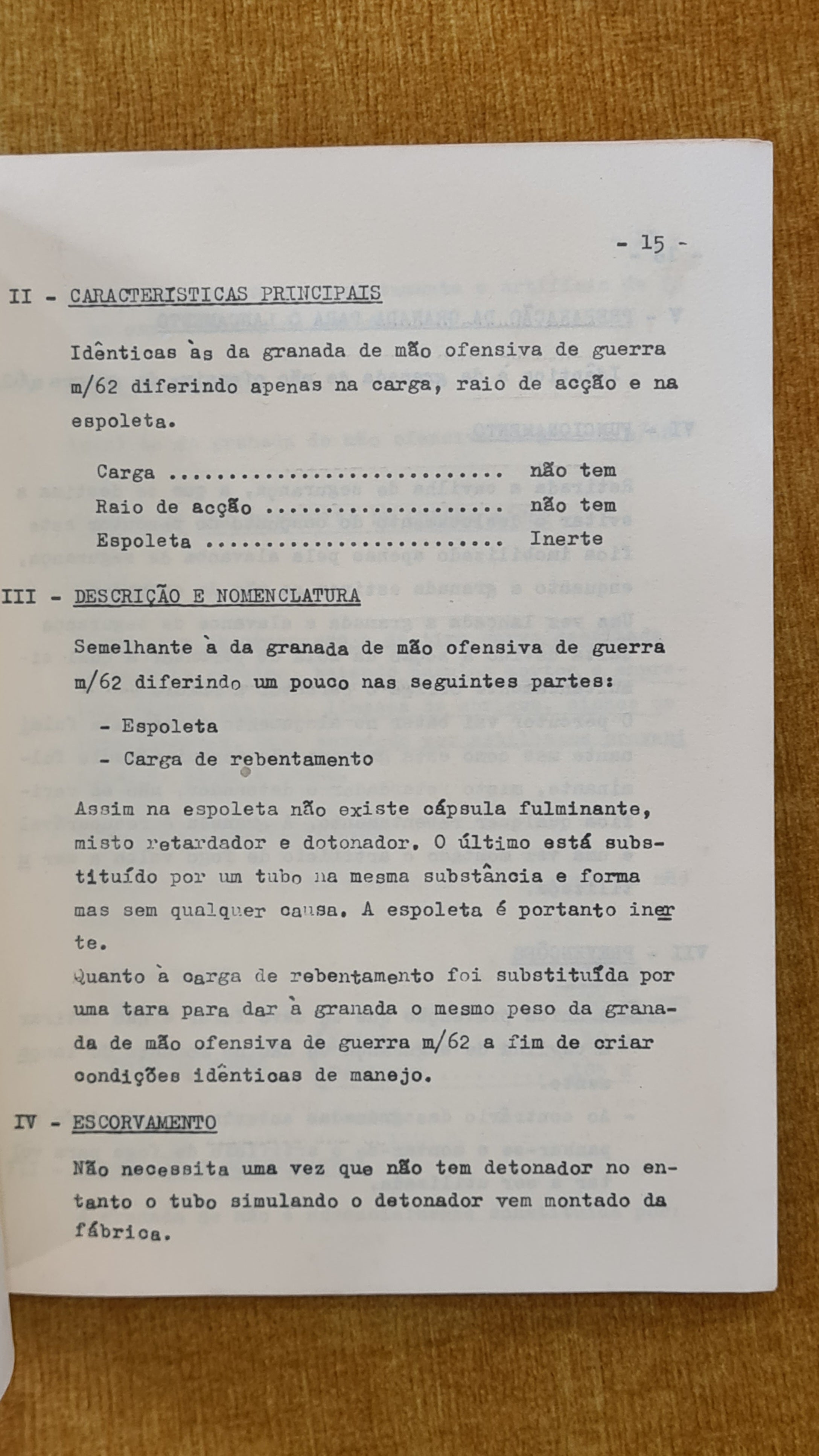 Escola prática de infantaria: Granadas de mão (2ª parte) - (Armamento-6)