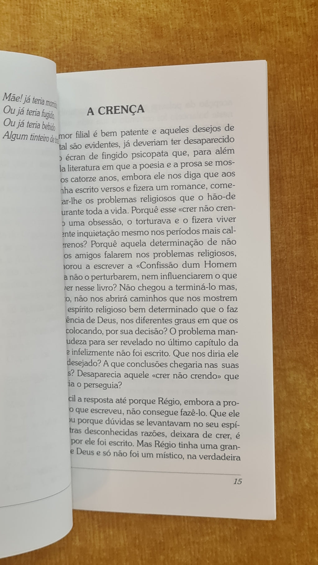 Falar de Régio