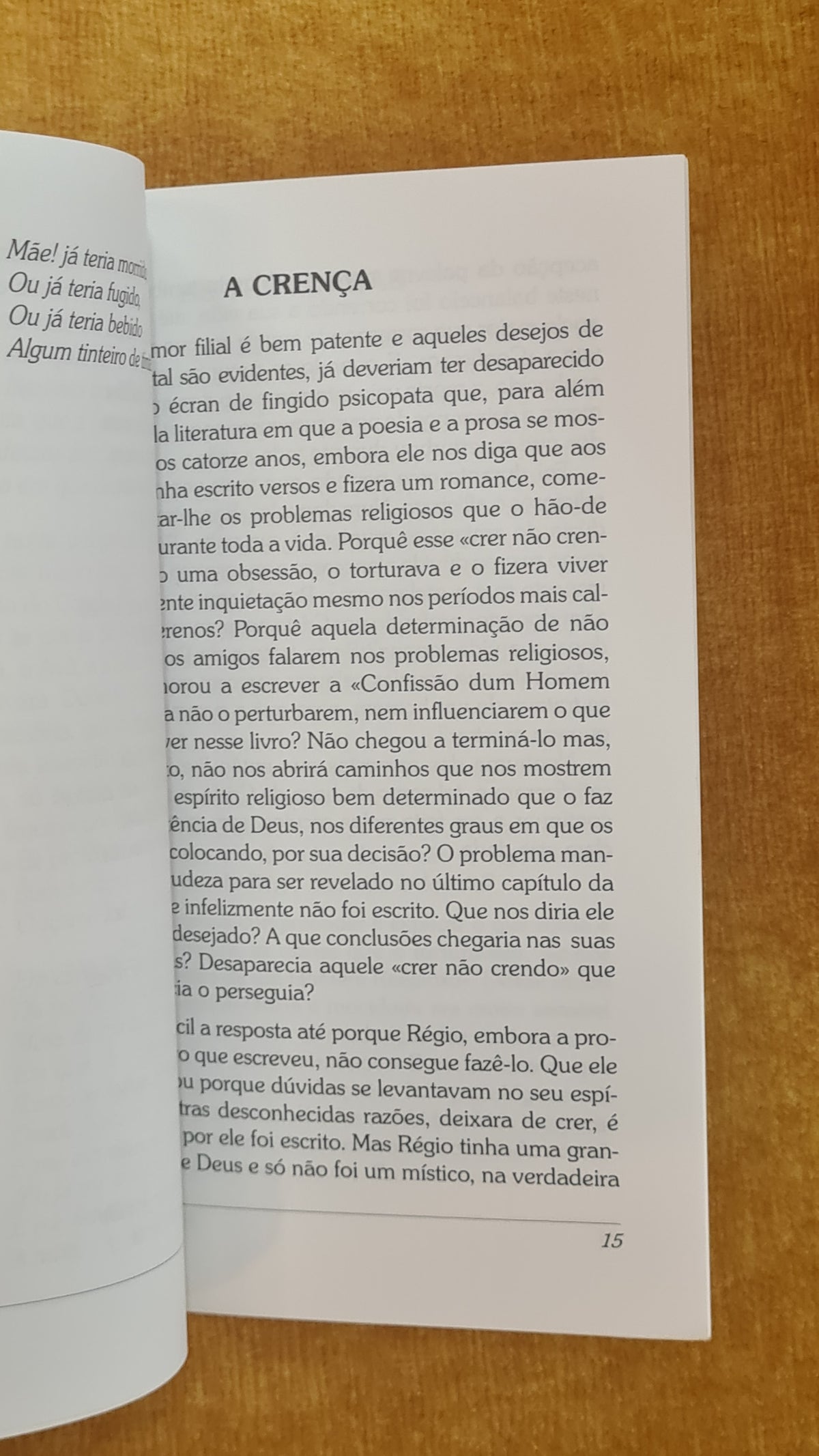 Falar de Régio