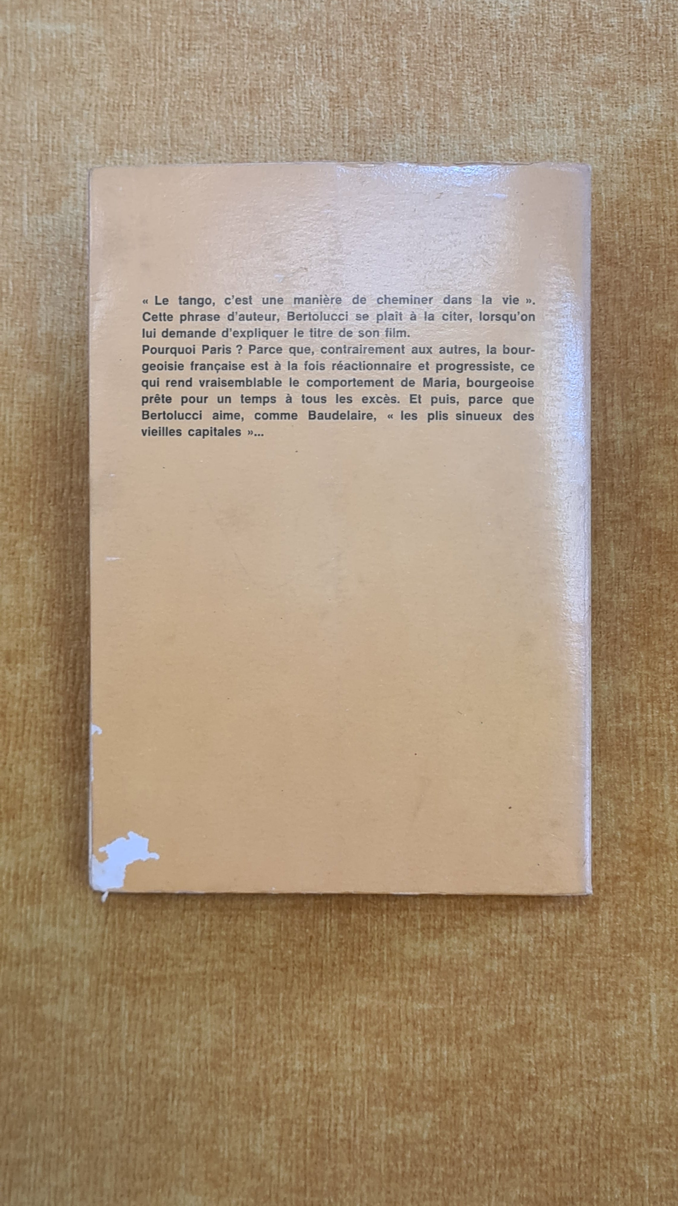 Le dernier tango à Paris