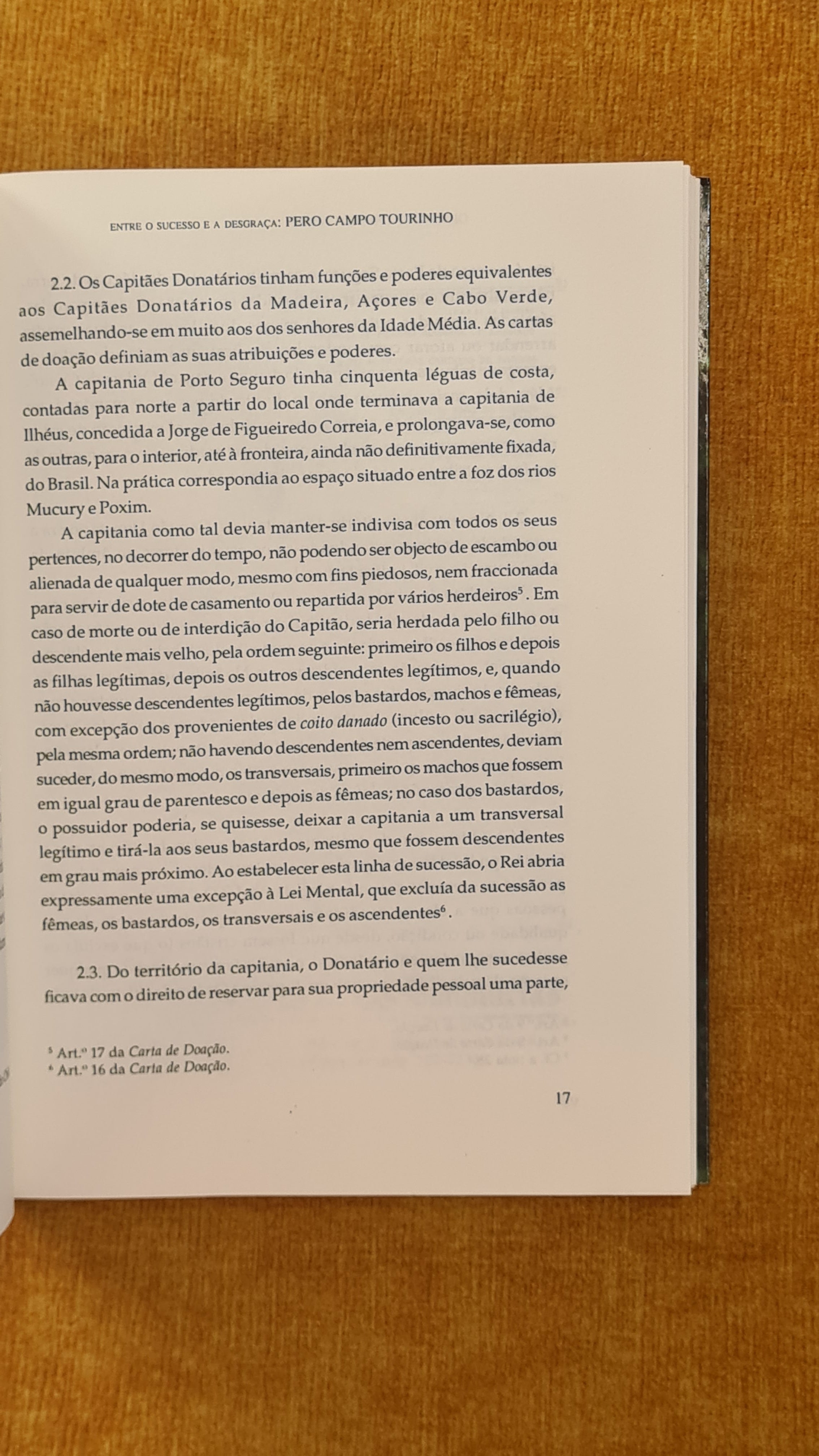 Entre o sucesso e a desgraça: Pero do Campo Tourinho, fundador de Porto Seguro