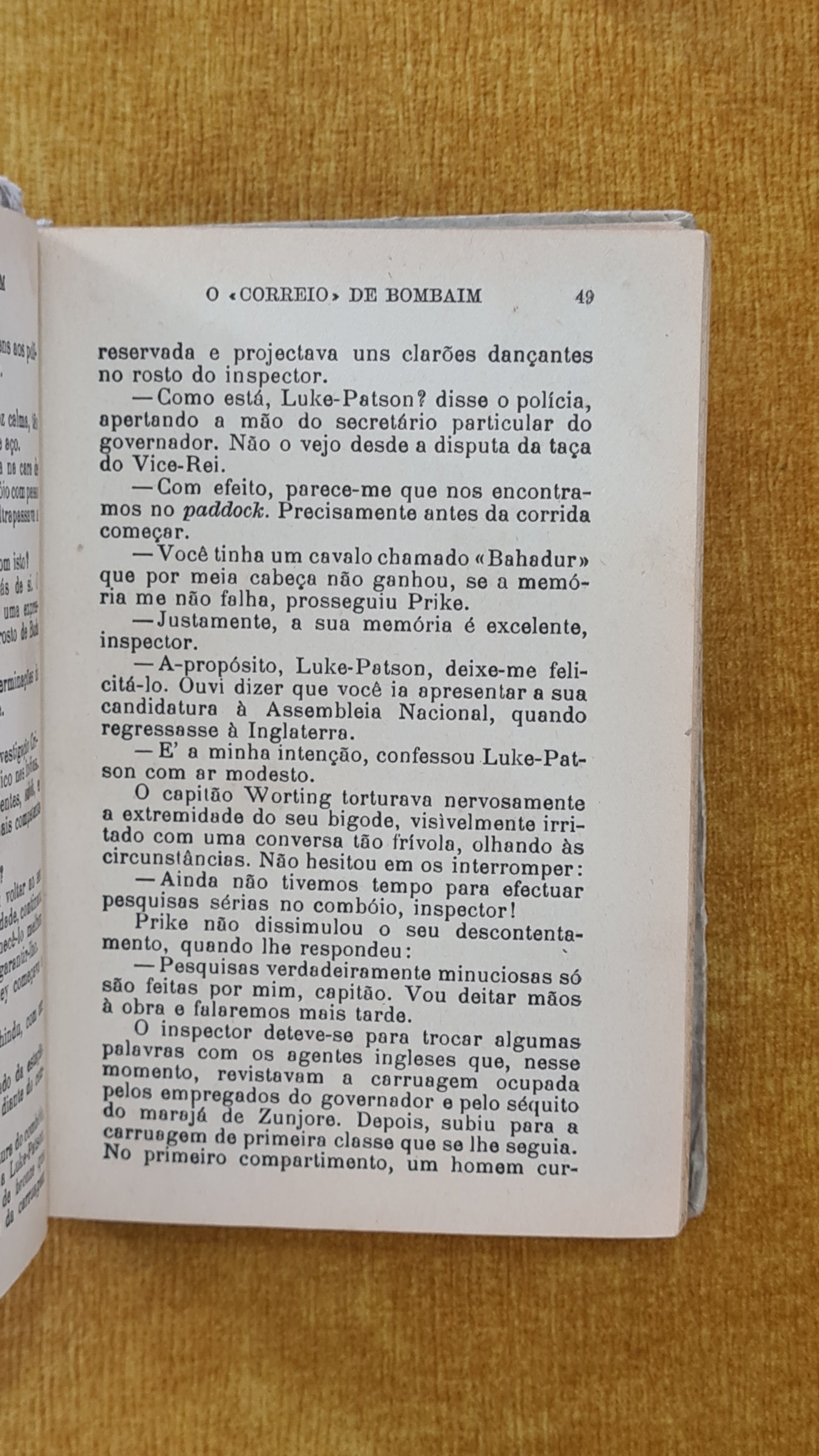 O "correio" de Bombaim - Os melhores Romances Policiais nº 35
