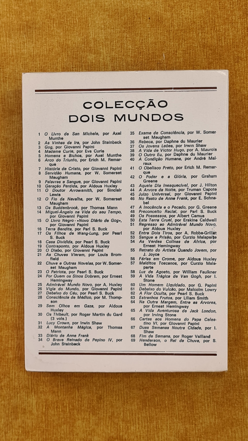O livro de San Michele - Colecção Dois Mundos I