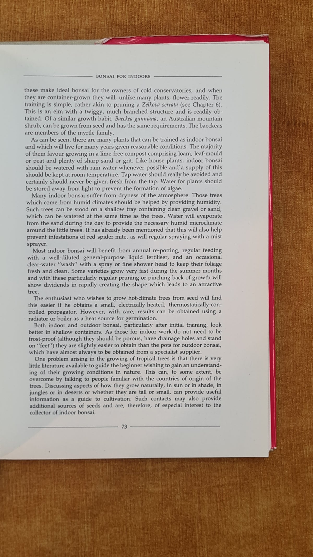 The Collingride Handbook of Bonsai
