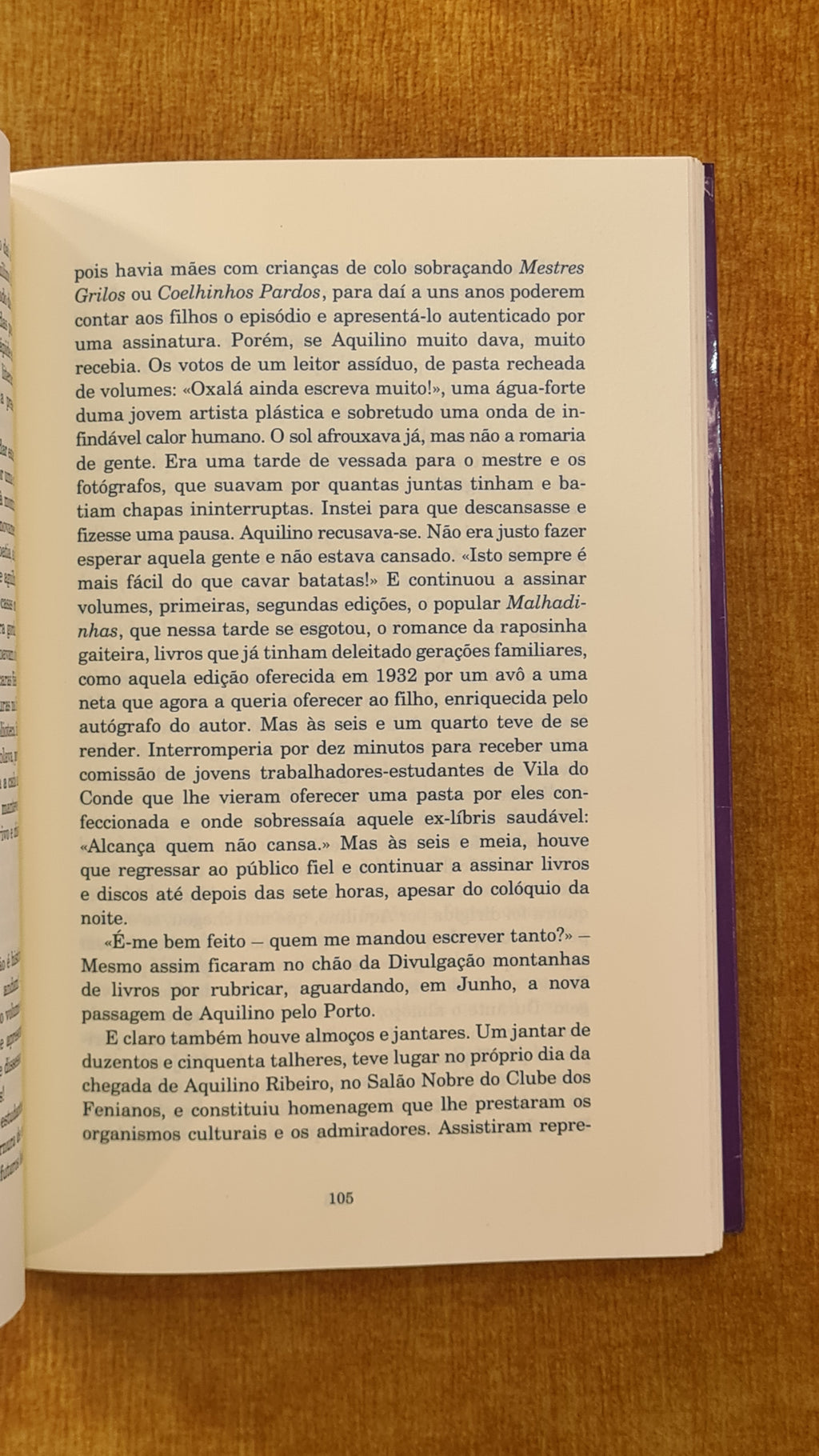 Na água do tempo