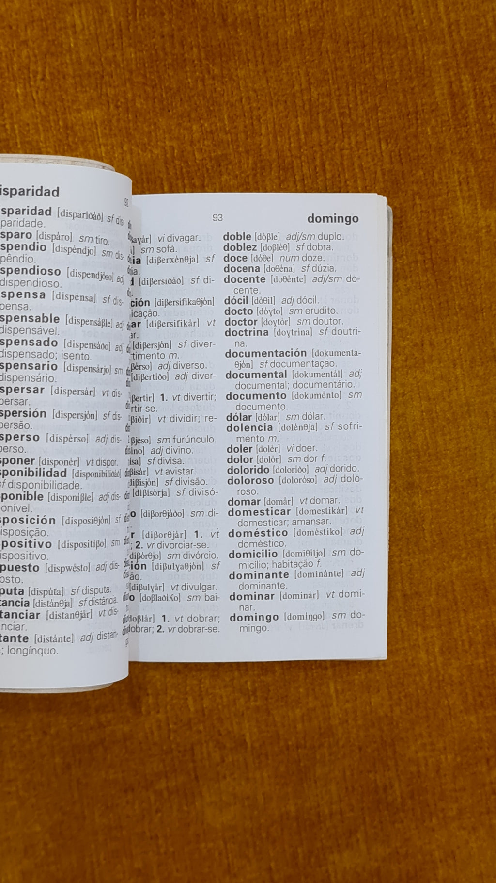 Dicionário Espanhol/Português Português/Espanhol Mini