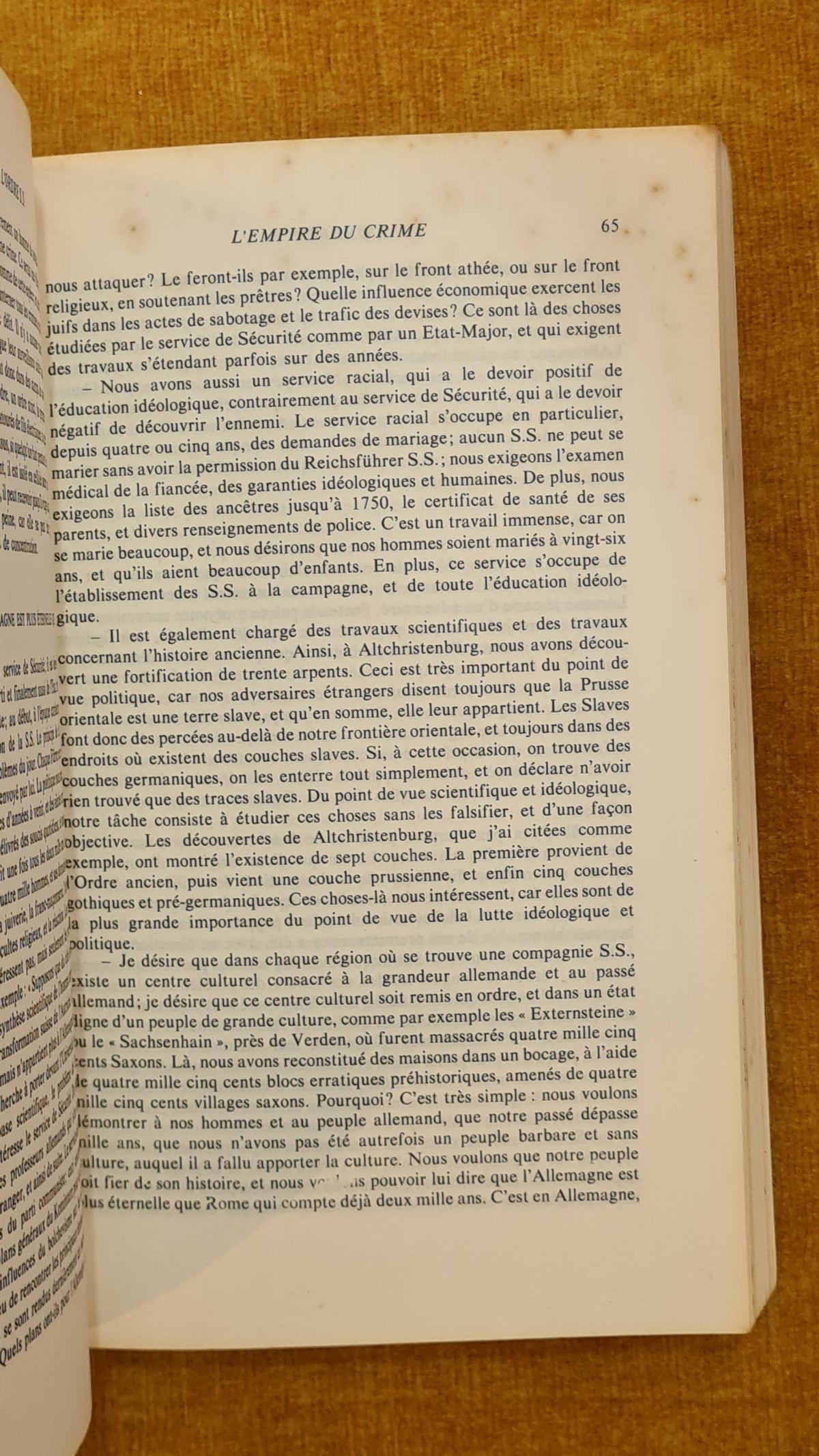L'ordre S.S.: Le Glaive et les Bourreaux