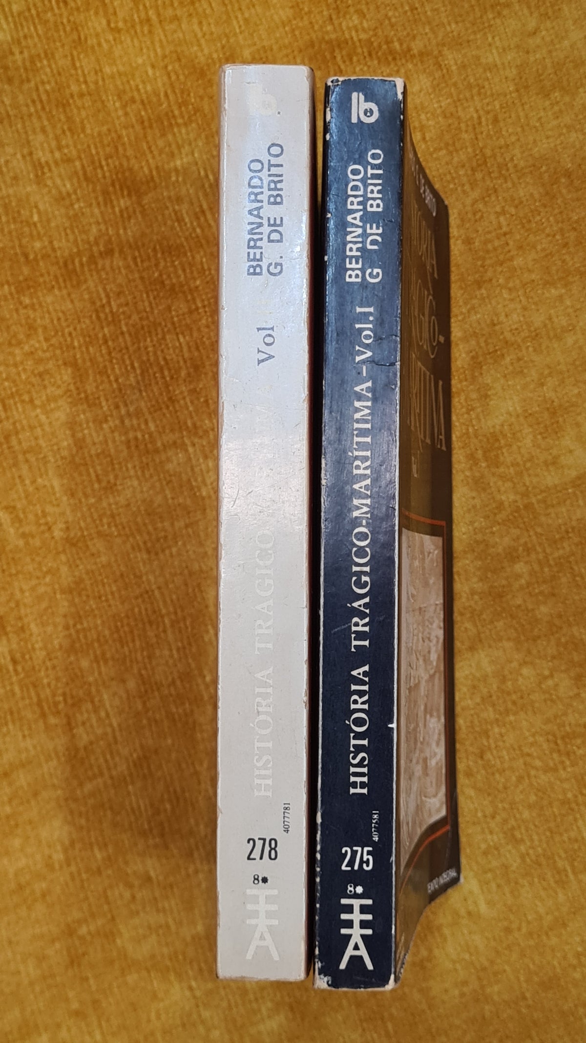 História trágico-marítima (Vol. I e II) - Livros de Bolso Europa-América 275 e 278