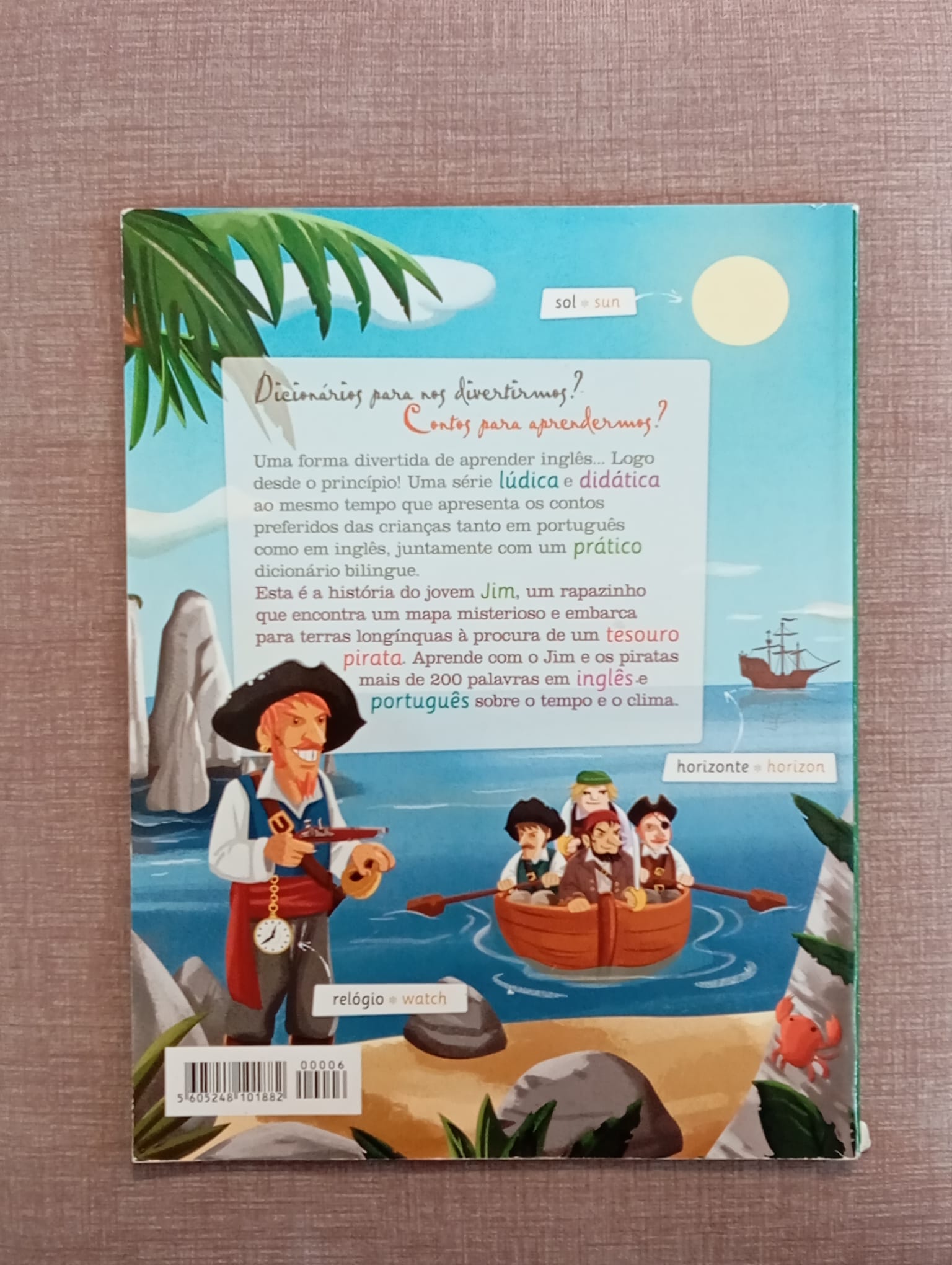 Visual Bilingual Dictionary Time and Weather - Treasure Island