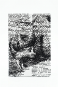 Bloco Hemingway sobre fundo branco (vertical)