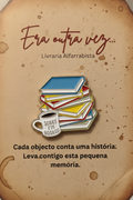 Pin com Fundo Vintage Café