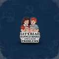 Pin Livros Banidos - revolucionário